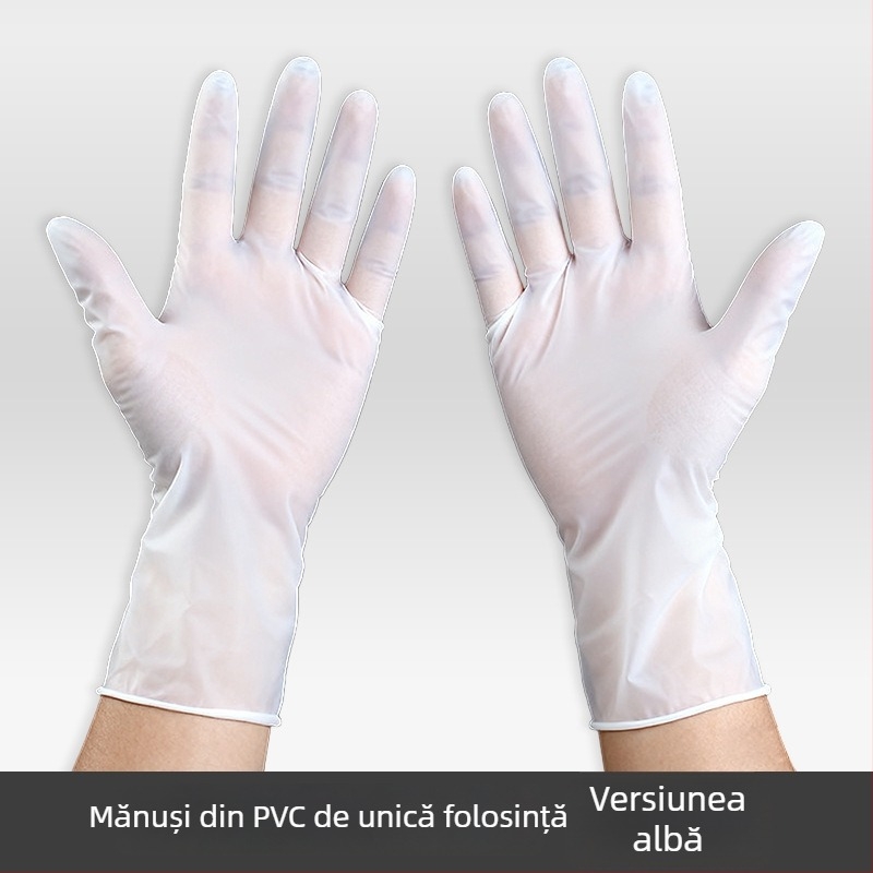Mănuși de unică folosință, Brand: Jue nuo, Antiderapante, Model solid, Imprimare logo disponibilă, Cod produs: Ding qing gloves