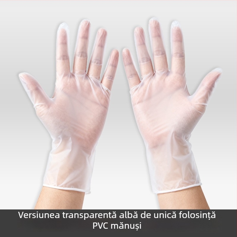 Mănuși de unică folosință, Brand: Jue nuo, Antiderapante, Model solid, Imprimare logo disponibilă, Cod produs: Ding qing gloves