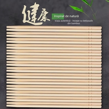 Bețișoare de unică folosință, ambalate individual, pentru restaurante și takeout, pachete de 100 sau 200 perechi, biodegradabile