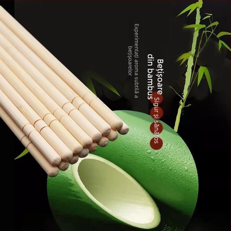 Bețișoare de unică folosință, ambalate individual, pentru restaurante și takeout, pachete de 100 sau 200 perechi, biodegradabile