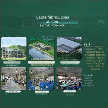 Double Gun bețișoare de bambus de unică folosință, carbonizate, rotunde, set de patru bucăți, ambalate individual