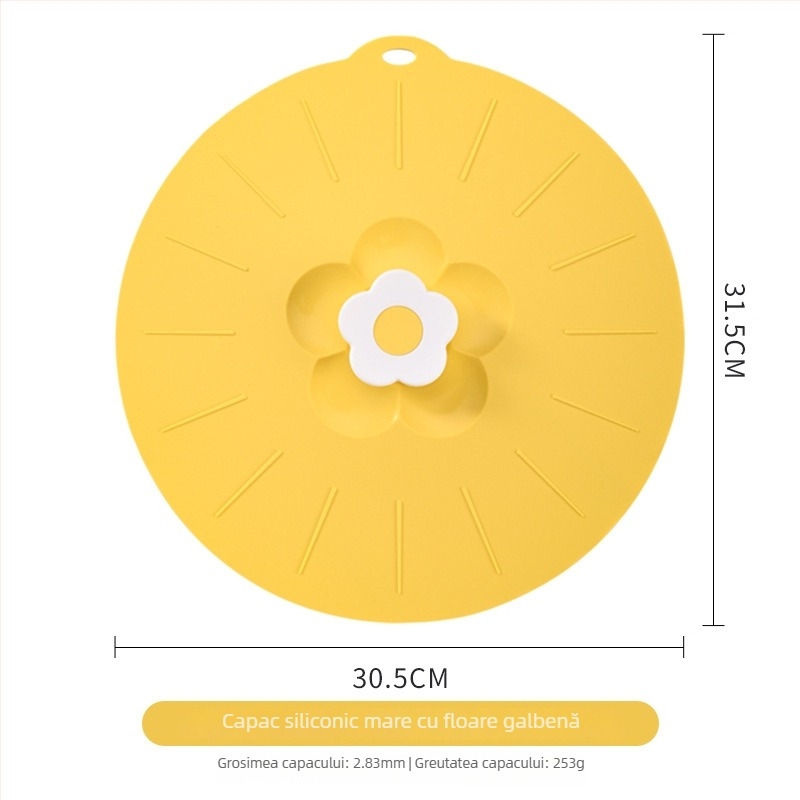 AWOO Capac din silicon pentru bol de mâncare la microunde, Material: Alt, Stil: Vânt proaspăt mic, Stil: Proaspat și drăguț