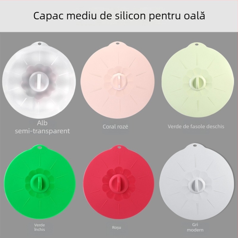 Set de capace din silicon pentru păstrarea prospețimii | Stil modern simplu; Brand: Alt; Material: Alt; Stil: Simplitate modernă