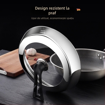 Capac de oală din oțel inoxidabil 304, model trapezoidal Bomans