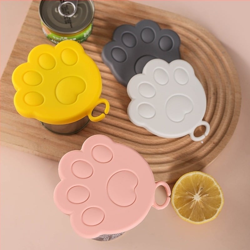 Capac de conservă pentru pisici, capac de sigilare din silicon alimentar, capac universal pentru conserve pentru animale, Brand Magnificent, Stil drăguț, Tip stil: proaspăt și drăguț, Brand privat autorizat