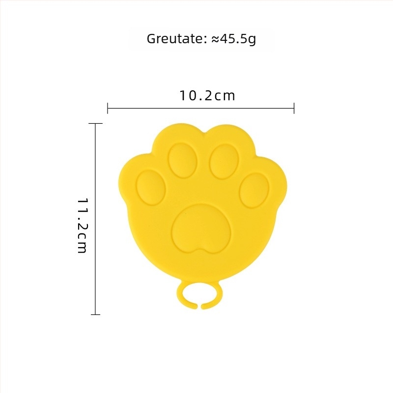 Capac de conservă pentru pisici, capac de sigilare din silicon alimentar, capac universal pentru conserve pentru animale, Brand Magnificent, Stil drăguț, Tip stil: proaspăt și drăguț, Brand privat autorizat