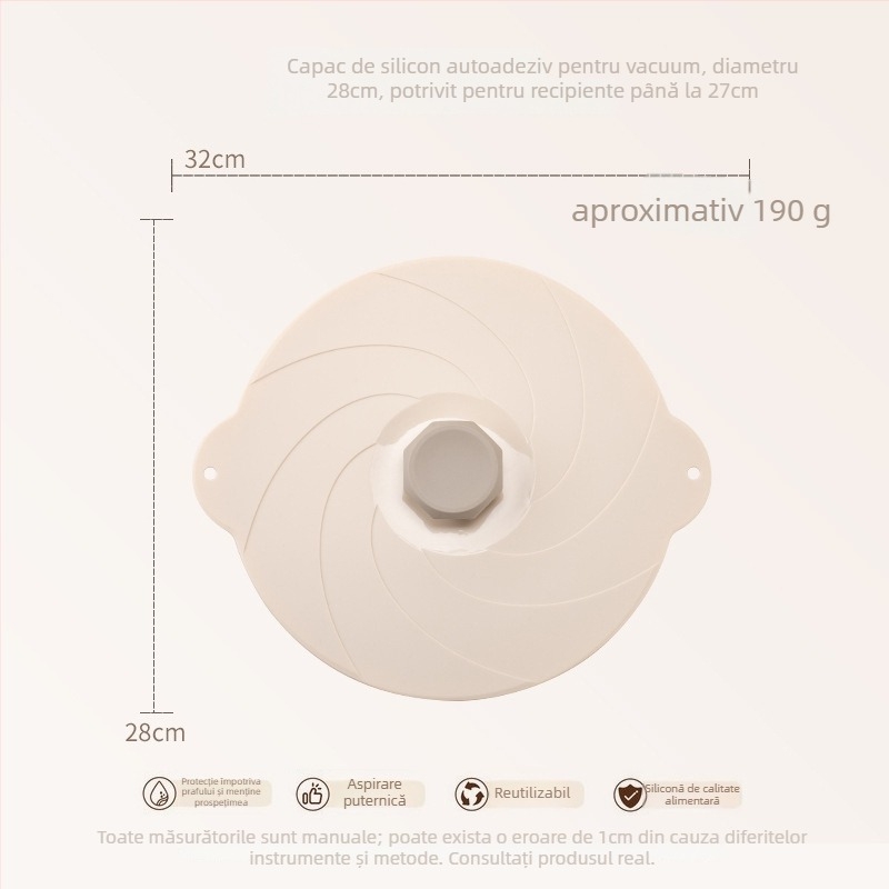 Keidason capace din silicon pentru conservare prin vid, set de șase bucăți