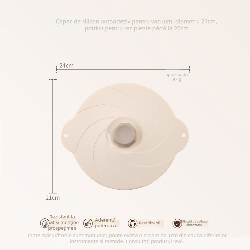 Keidason capace din silicon pentru conservare prin vid, set de șase bucăți