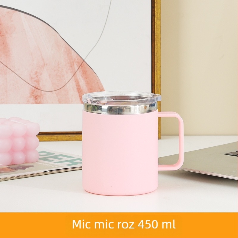 SEALLOCK 304 cană de cafea din oțel inoxidabil cu capac – cadou pentru afaceri