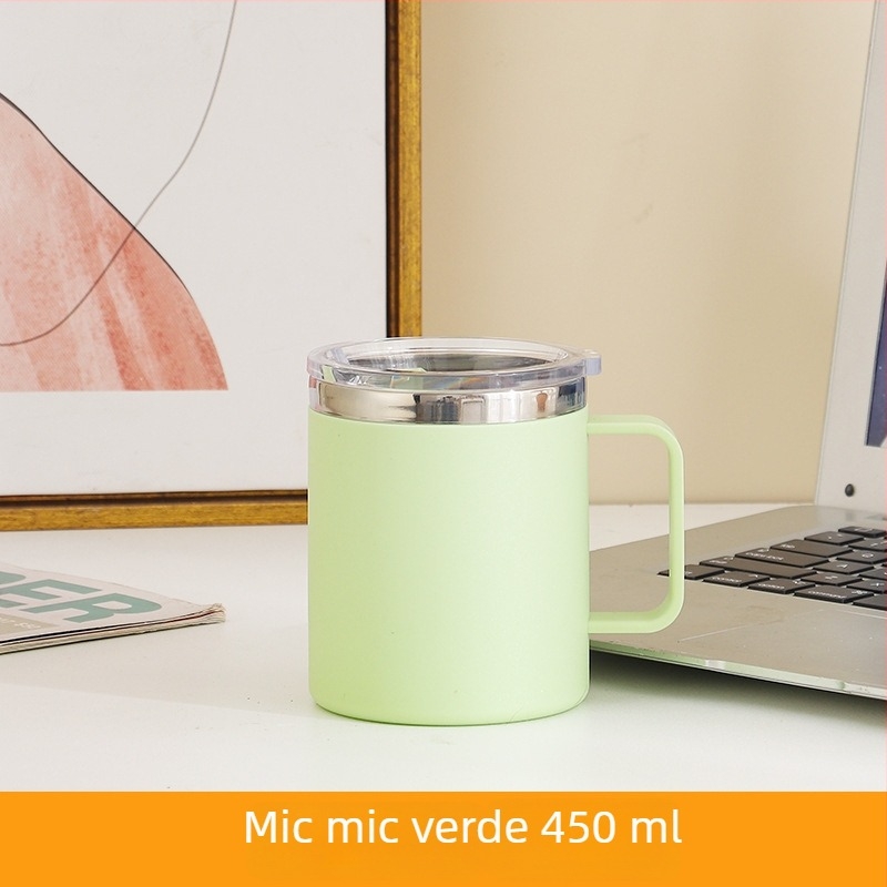 SEALLOCK 304 cană de cafea din oțel inoxidabil cu capac – cadou pentru afaceri