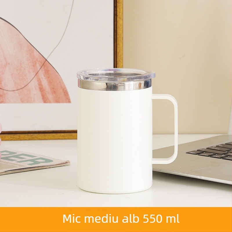 SEALLOCK 304 cană de cafea din oțel inoxidabil cu capac – cadou pentru afaceri