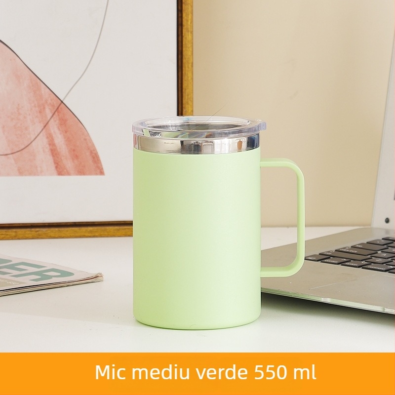 SEALLOCK 304 cană de cafea din oțel inoxidabil cu capac – cadou pentru afaceri