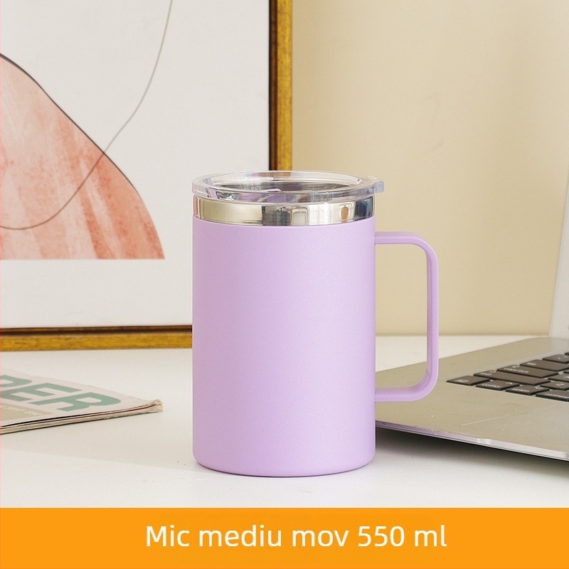 SEALLOCK 304 cană de cafea din oțel inoxidabil cu capac – cadou pentru afaceri