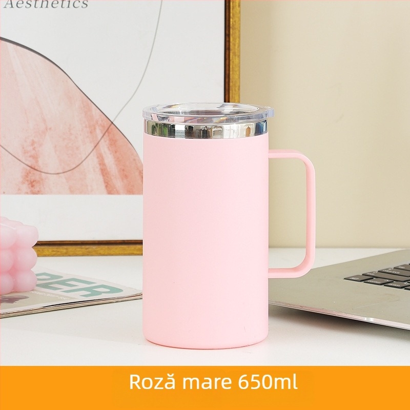 SEALLOCK 304 cană de cafea din oțel inoxidabil cu capac – cadou pentru afaceri