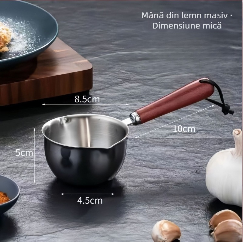 Tigaie din oțel inoxidabil pentru ouă, antiaderent, potrivită pentru plite generale, model: tigaie antiaderentă