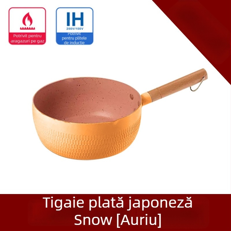 Gauz Oală pentru Lapte din Piatră Maifan, Antiaderentă, pentru plite cu inducție