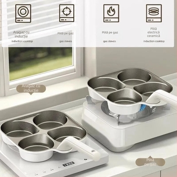 Tigaie antiaderentă din aliaj de aluminiu, Xiner tai TCJD-4, adâncime 35 mm