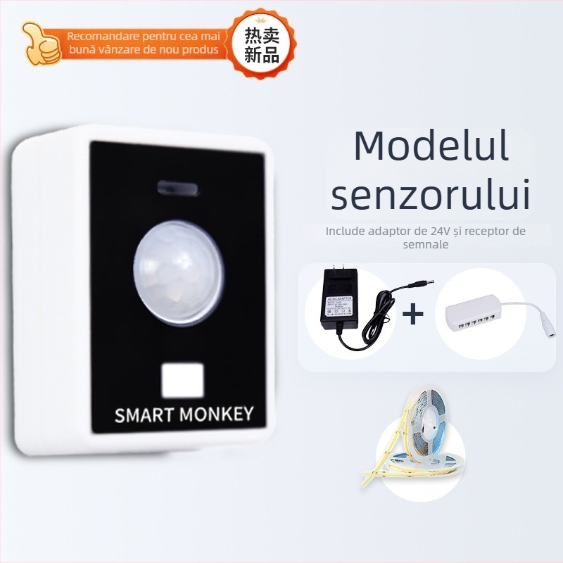 Bandă de iluminare COB, 120 LED, tensiune de intrare 24V, putere 5W, unghi fascicul 100°