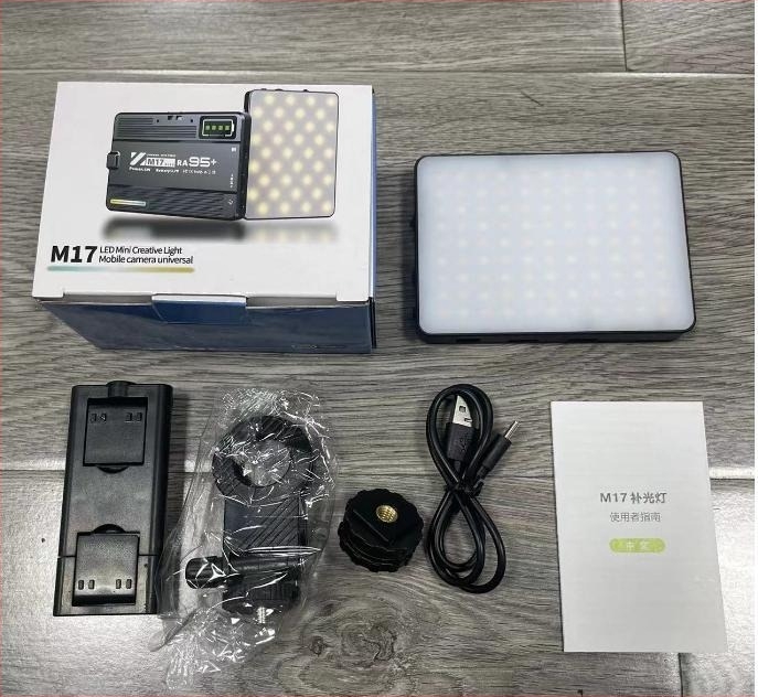 Lumină LED pentru telefon cu atașare magnetică, lampă de buzunar cu oglindă, pentru streaming live, fotografie și video