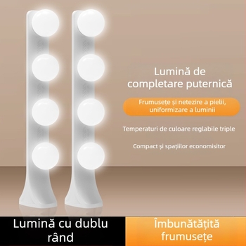 Lumină LED pentru birou pentru streaming cu trei temperaturi de culoare, 10W, 220V, modele PD-55/PD-56/PD-67/PD-68