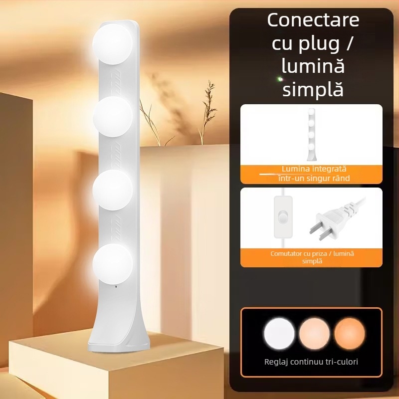 Lumină LED pentru birou pentru streaming cu trei temperaturi de culoare, 10W, 220V, modele PD-55/PD-56/PD-67/PD-68