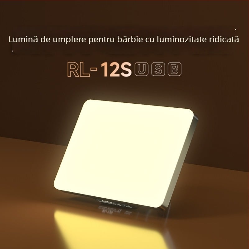 Lumină digitală pentru fotografie, pentru streaming live, LED de înaltă luminozitate, lumină de fill pentru față, certificat CE