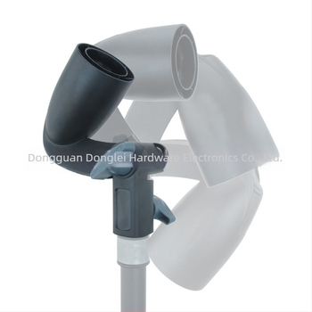 Fotografie: Cap de lampă unic cu montură E27, cap universală, umbrelă reflectorizantă și lumină LED de umplere; intensitatea luminii reglabilă; sursă de alimentare neincluse