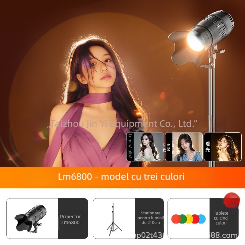 Lumină digitală pentru fotografie Sinoni Hair lamp, 5500K, iluminare reglabilă, intensitate reglabilă