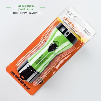 Fener LED de urgență portabil – Susen, LED 3W, alimentare manuală prin manivelă, baterie 500 mAh, reîncărcabil cu încărcător, rază fascicul 100–200 m