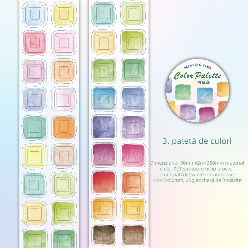 Bandă PET cu die-cut glitter de la Yuxian; utilizare multiplă; fără procesare; fără import