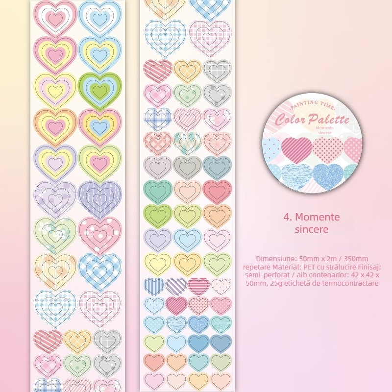 Bandă PET cu die-cut glitter de la Yuxian; utilizare multiplă; fără procesare; fără import