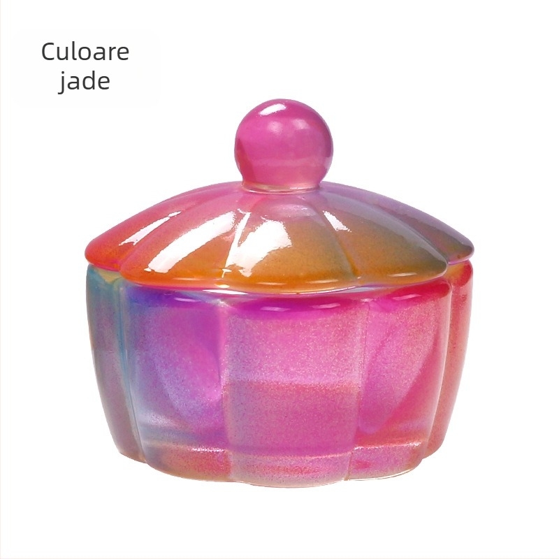 Cupa de cristal pentru manichiură, cu capac, în formă de petală – Brand Todays Show, Origine Yiwu, Material: Altul, Instrumente pentru unghii
