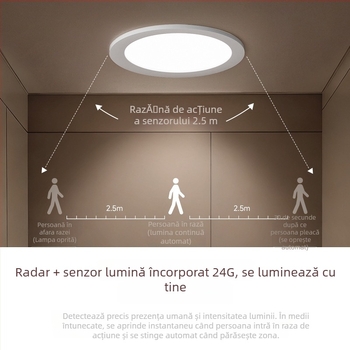 LED downlight cu CRI ≥90, 4000K, reglare continuă a luminozității, 220V, montaj ascuns