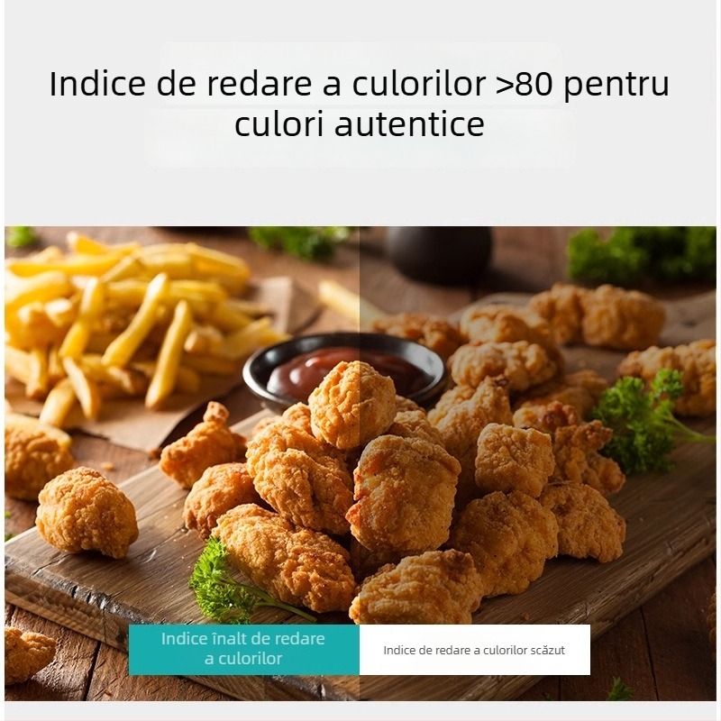 LED Downlight pentru tavan, 7W/9W/12W, montaj încastrat, 220V, 3000K/4000K/6500K, CRI 70–79, Qianhua