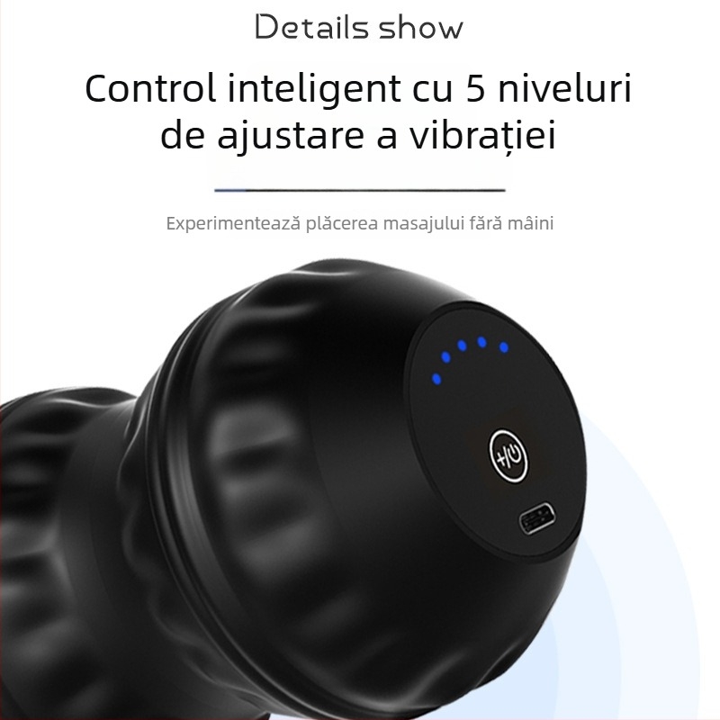 Masaj Fascia Ball TY-517 – contacte duale, acumulator încorporat, masaj pentru întreg corpul, carcasă din silicon