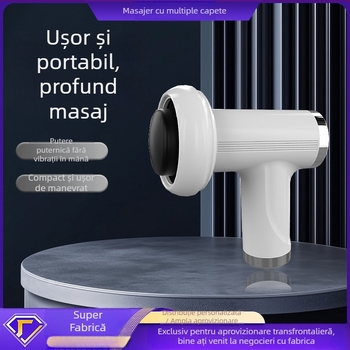 Masaj fascial portabil cu 5 capete, viteze 5+, baterie încorporată 1200-2000 mAh, zgomot redus