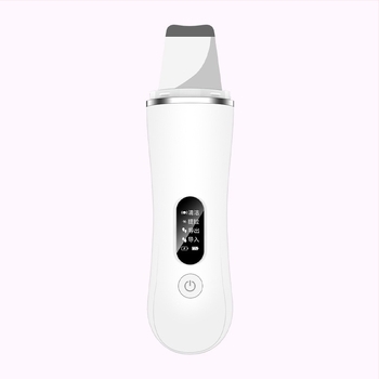 Dispozitiv ultrasonic de curățare facială, eliminare puncte negre, albire și terapie cu ioni, portabil, baterie încorporată 300–500mAh