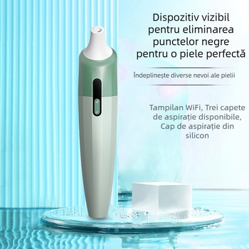 Dispozitiv electric vizual pentru eliminarea comedoanelor și curățarea porilor cu cameră, model ZM2022, 2 viteze, controlul sebumului, carcasă ABS+PC+gel de silice