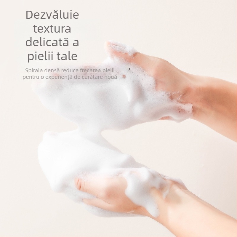 Ji Hui Spumător de șampon din plastic pentru șampon și gel de duș, dispozitiv de spumare manual, fără capac, cutie cu 200 buc.