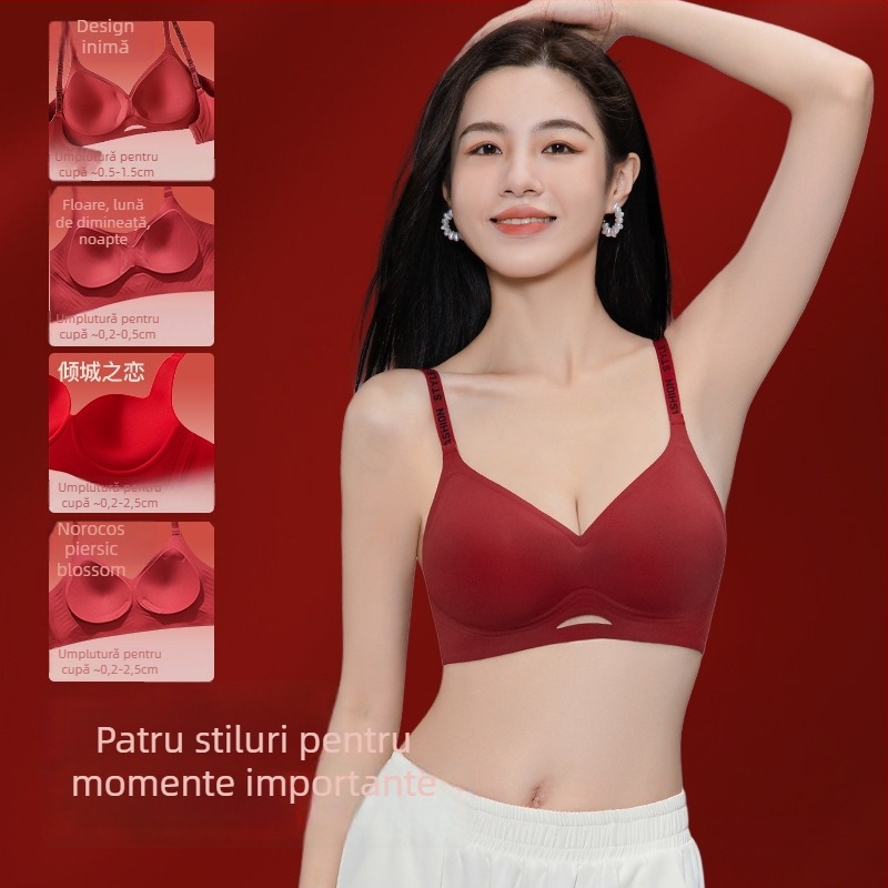 Set sutiene – Nylon fără cusături, cupă 3/4, push-up, cupe subțiri modelate, închidere la spate cu patru rânduri de cârlige