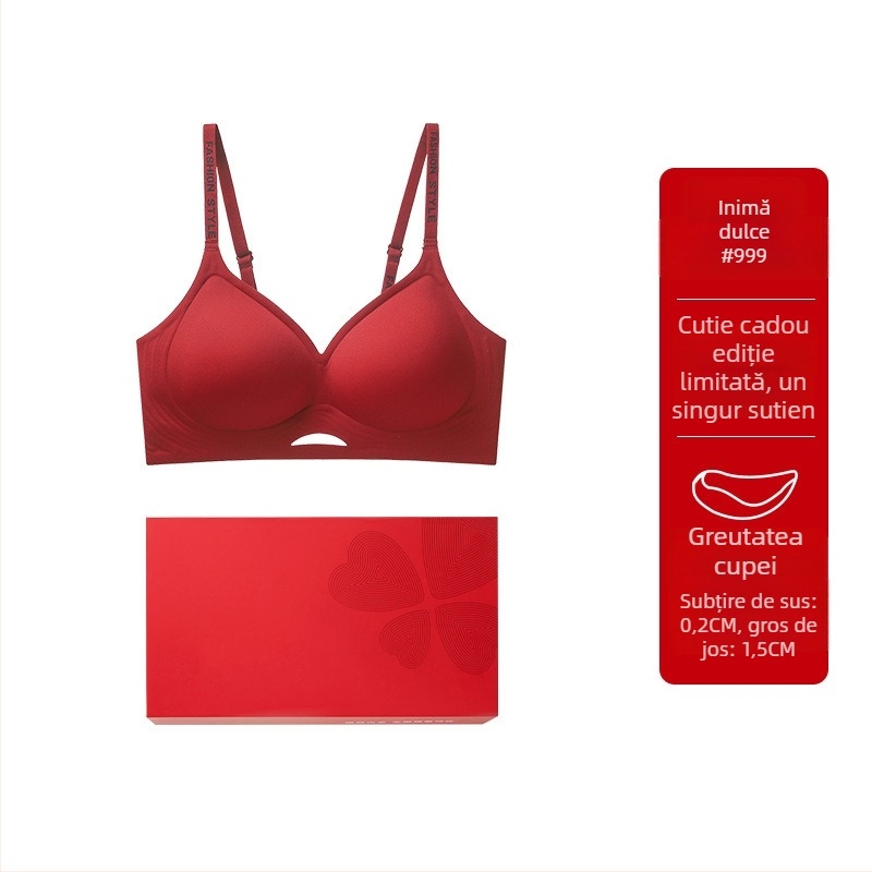 Set sutiene – Nylon fără cusături, cupă 3/4, push-up, cupe subțiri modelate, închidere la spate cu patru rânduri de cârlige