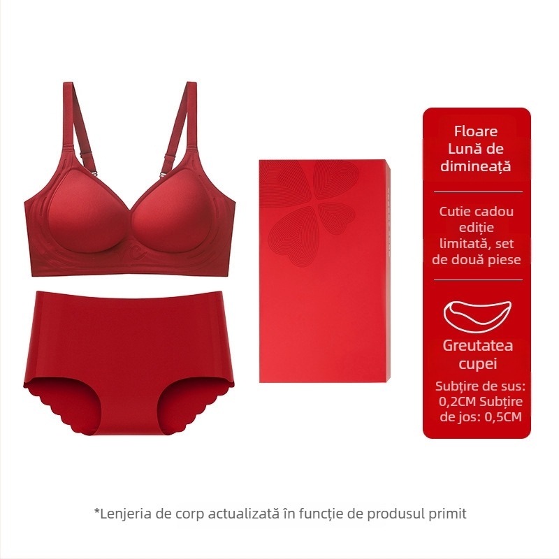 Set sutiene – Nylon fără cusături, cupă 3/4, push-up, cupe subțiri modelate, închidere la spate cu patru rânduri de cârlige