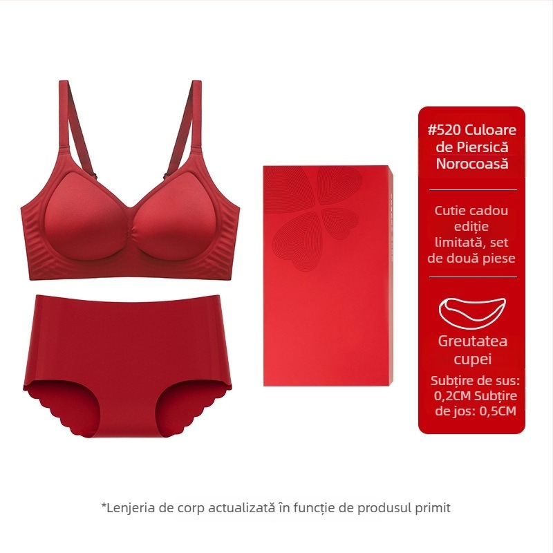 Set sutiene – Nylon fără cusături, cupă 3/4, push-up, cupe subțiri modelate, închidere la spate cu patru rânduri de cârlige