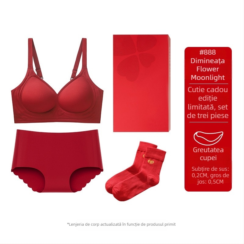 Set sutiene – Nylon fără cusături, cupă 3/4, push-up, cupe subțiri modelate, închidere la spate cu patru rânduri de cârlige