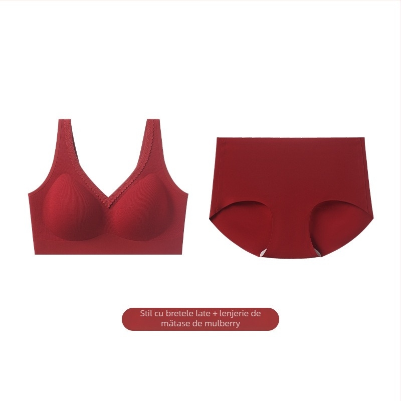 Sutien nylon - Cupă 3/4, Cupe subțiri modelate, Fără sârmă, Fără cusături la spate, Stil vestă