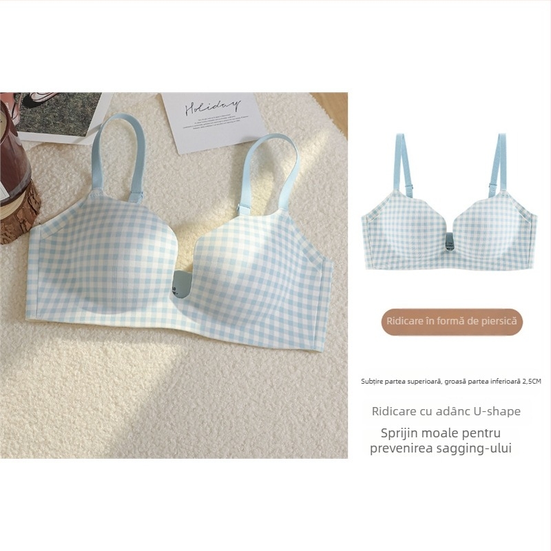 Sutien Push-Up pentru modelare, cupa 3/4, decolteu în V, închidere la spate cu patru rânduri de cârlige, material nylon cu căptușeală din spandex