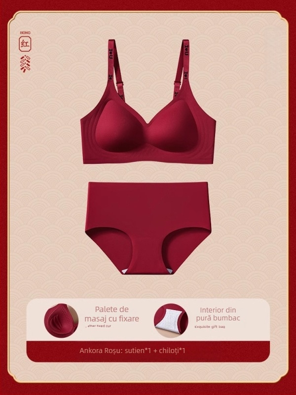 Set de sutiene fără fir, fără cusături, cupă 3/4, cupe turnate subțiri, nylon cu căptușeală din spandex, susținere moale