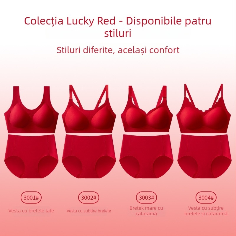 Set de sutiene fără cusături, fără arc, cupe din burete, respirabile, Push-Up