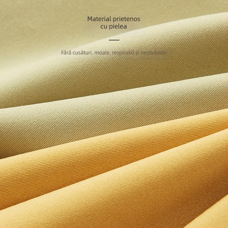 Sutien fără sârmă, cupe preformate, fără cusături, în stil vestă, bretele duble fixe, nylon/elastan