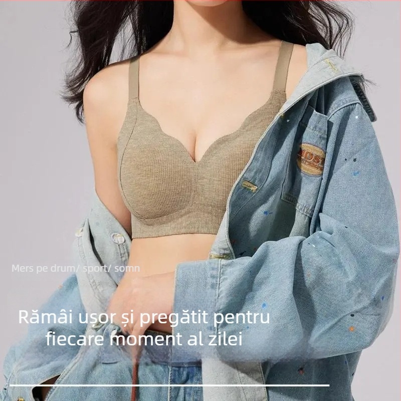 Sutien push-up pentru femei, cupă completă, închidere cu patru rânduri de cârlige la spate; material principal nylon; căptușeală nylon (90–95%); cupă bumbac.